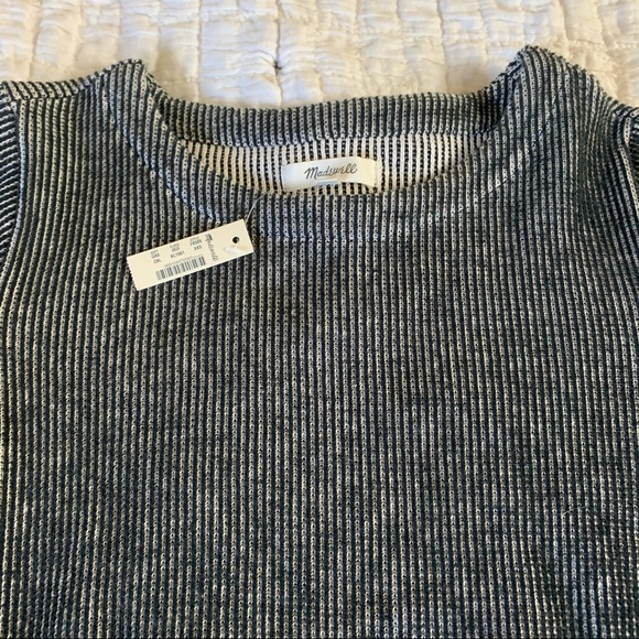 NWT Madewell French Rib Side-Tie Pullover - Picture 10 of 13